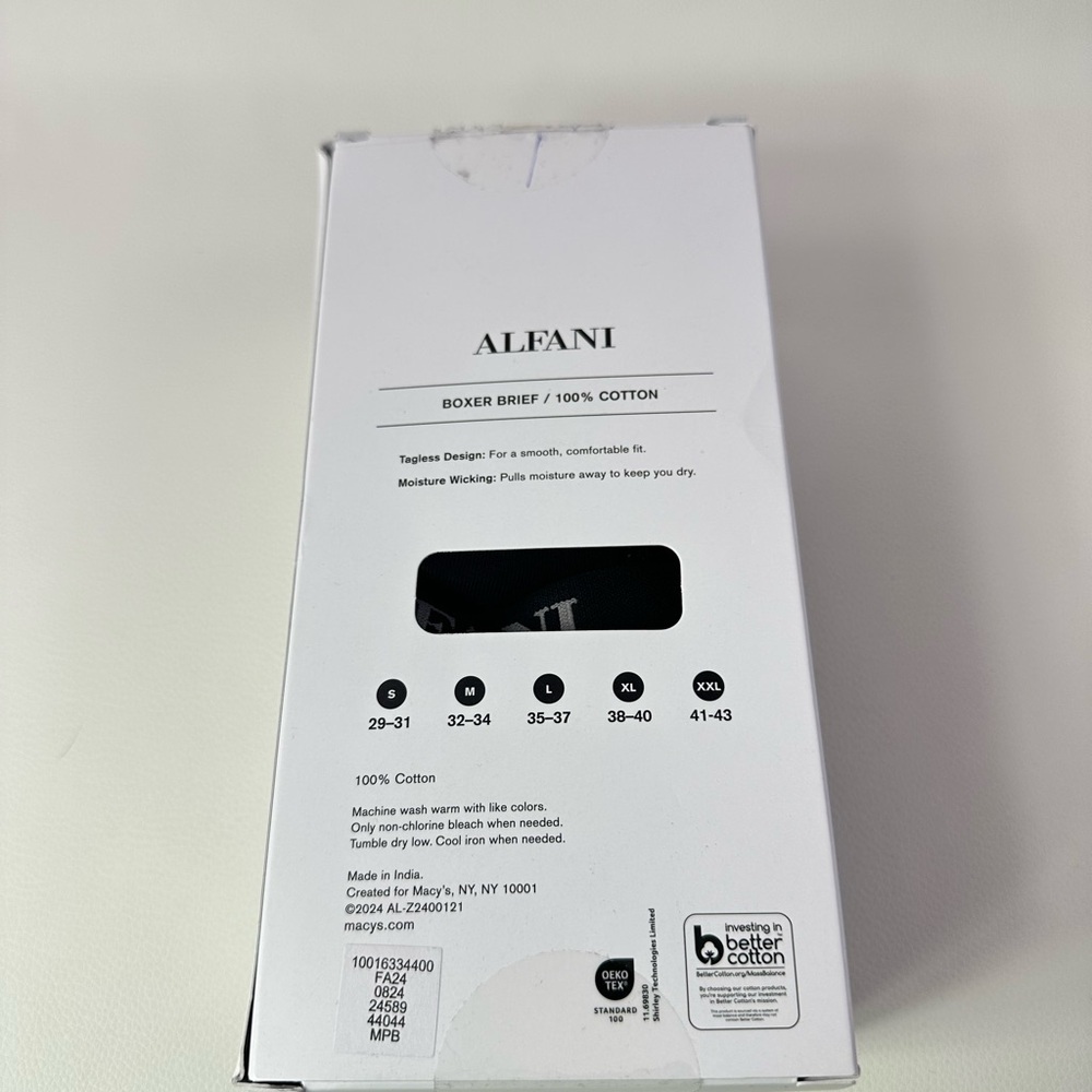 4/$25**
** 4 Pack Alfani Men's White Boxer Briefs - Size XXL 100% Cotton - Picture 2 of 4
